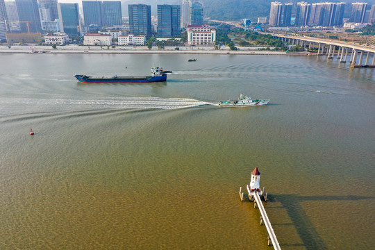 珠海横琴磨刀门水道横琴大桥