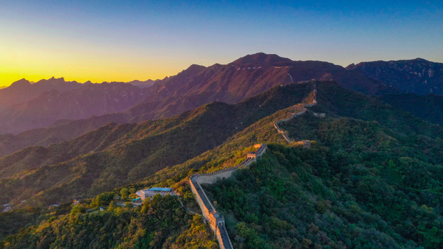 八达岭长城自然风光冬景