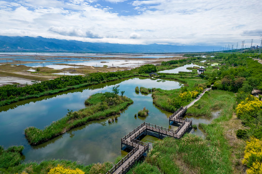 中国山西运城盐湖