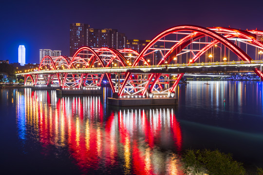 柳州文惠桥夜景