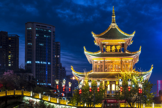 贵阳甲秀楼夜景