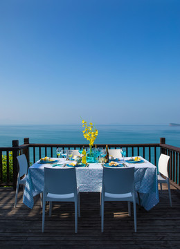 海边民宿下午茶风情浪漫