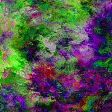 藍色幾何地毯