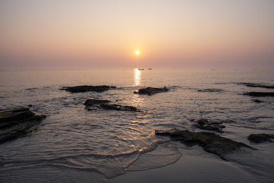 海上黄昏