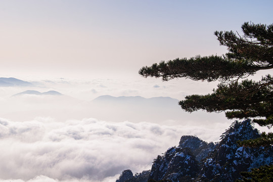 水墨黄山