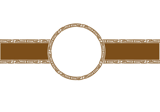 青铜器标题框设计背景