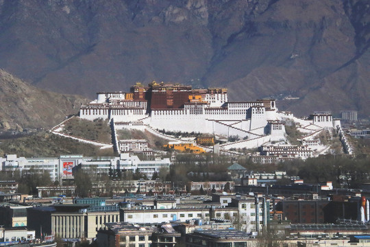 拉萨布达拉宫西藏地标