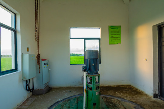 农村灌溉泵房