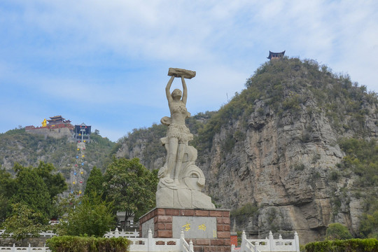 鹤壁古灵山女娲补天