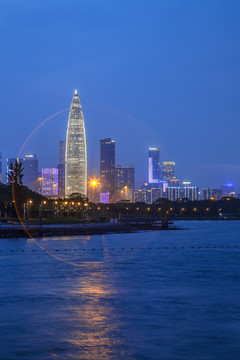 深圳春笋大厦夜景