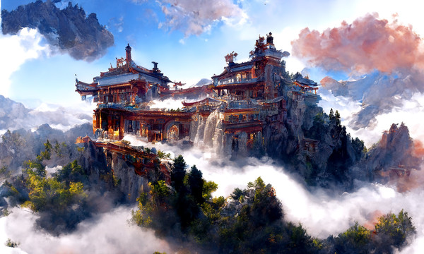 中國(guó)風(fēng)武俠場(chǎng)景