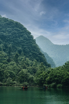 贵州小七孔景区山水风光