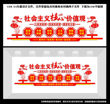 核心價(jià)值觀文化墻