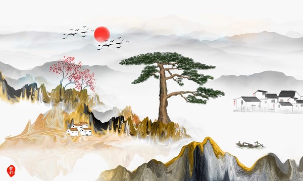 水墨山水