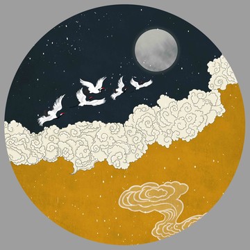 祥云裝飾畫