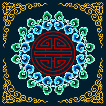 傳統(tǒng)彩繪圖案