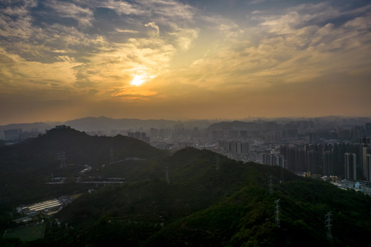 广东深圳罗湖城市风景