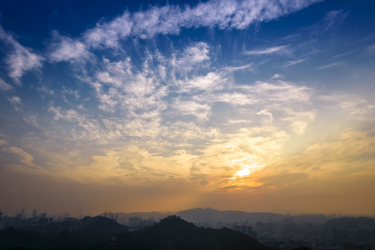 广东深圳罗湖城市风景