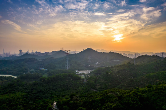 广东深圳罗湖城市风景