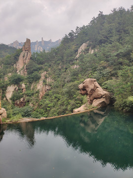 石狮山水风景