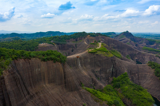 航拍湖南郴州高椅岭景区