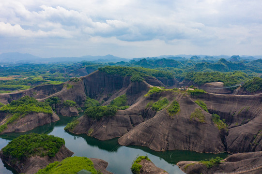 航拍湖南郴州高椅岭景区