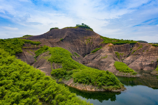 航拍湖南郴州高椅岭景区