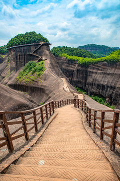 航拍湖南郴州高椅岭景区