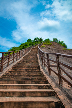 航拍湖南郴州高椅岭景区