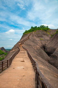 航拍湖南郴州高椅岭景区