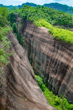 航拍湖南郴州高椅岭景区