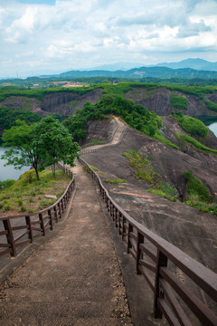 航拍湖南郴州高椅岭景区