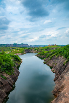 航拍湖南郴州高椅岭景区