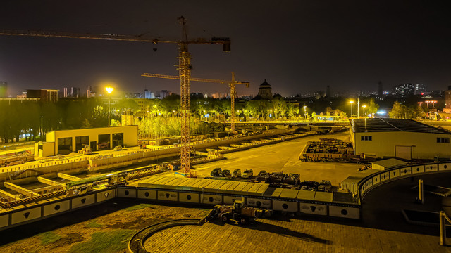 中国长春市城区建设景观