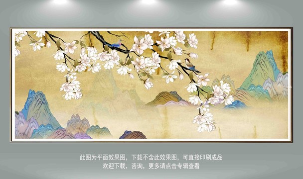 新中式國潮花鳥圖