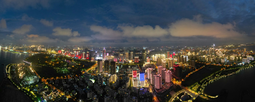 海南海口夜景