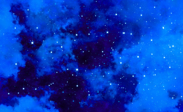 藍色星空