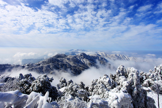 群峰竞秀