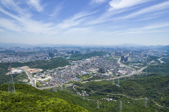 深圳坪山区全景