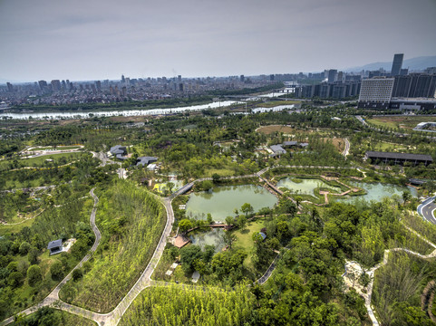 金華赤山公園霧森谷航拍