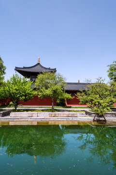 上海广富林文化遗址的知也禅寺