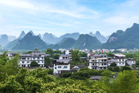 广西阳朔乡村风光