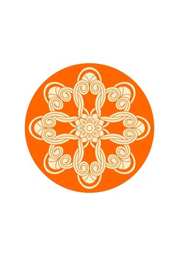 花團(tuán)矢量圖