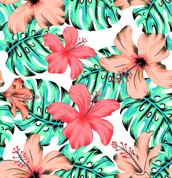 服裝印花沙灘服素材