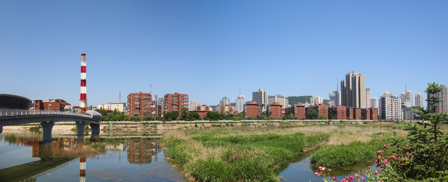 宝鸡金陵河沿岸