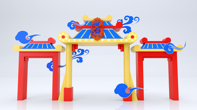 南天門入場(chǎng)門頭