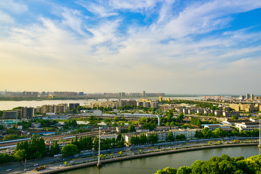 南京长江大桥全景