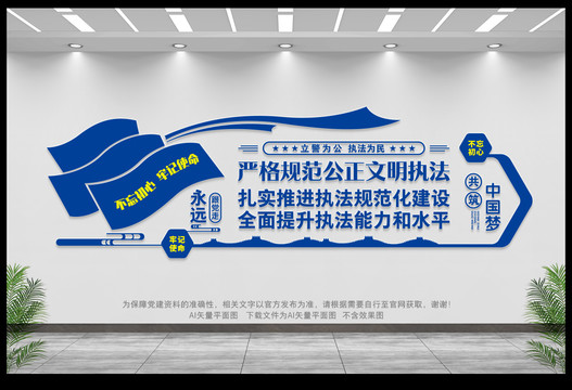 執(zhí)法規(guī)范文化墻