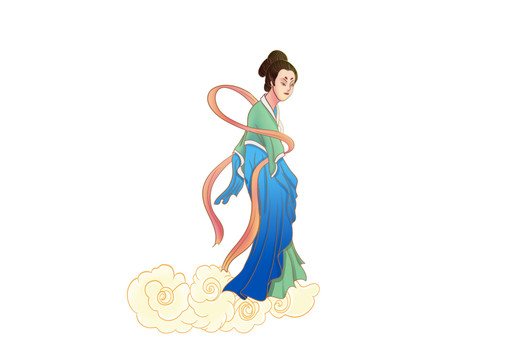 古風仙女人物免摳素材