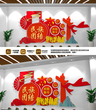 民族團(tuán)結(jié)形象墻